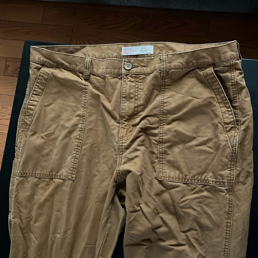 brown khaki pants